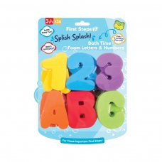 PS884: 36 Pieces Children's Bath Letters & Numbers